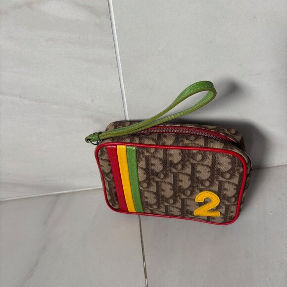 Christian Dior  Monogram Rasta Wristlet - Picture 1 of 8